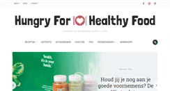 Desktop Screenshot of hungryforhealthyfood.com